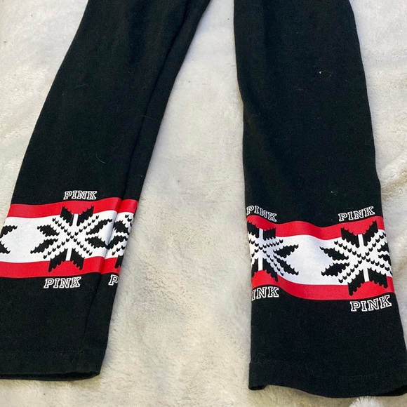 Victoria secret pink Pants ❄️ ❤️🖤 - Picture 8 of 10